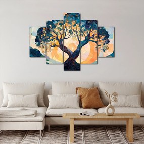 Kép – Mozaik – nap és fa II. (150x105 cm)