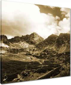 Vászonkép 50x50 Tátra Lengyel hegyek Kilátás