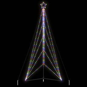 színes LED karácsonyfa 615 LED 404,5 cm