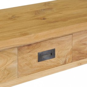 tömör tíkfa konzolasztal 90 x 30 x 80 cm