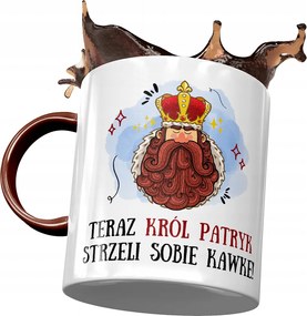 Bordó bögre Patrik Férj Kolléga Ajándék Nyomtatott Fotóval