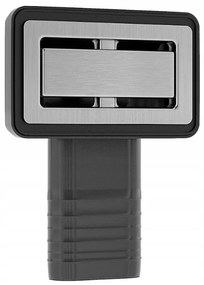 Gamma Gamma, 1-kamrás kézi szifon gránit mosogatóhoz négyzetes túlfolyóval, króm, GMA-1M11ZCH