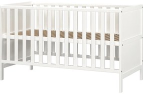Fehér tömörfa babaágy 70x140 cm Alkmaar – Germania