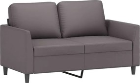 vidaXL 2 személyes szürke műbőr kanapé 120 cm