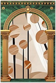 Poszter 60x90 Bézs az oszlopokon