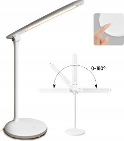 Iskolai Asztali Lámpa 36 Led Érintőképernyős 3W Ttc Usb fehér Aigostar