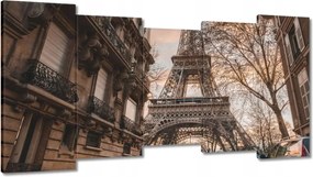 Festmények 150x80 Eiffel-torony Párizs utca