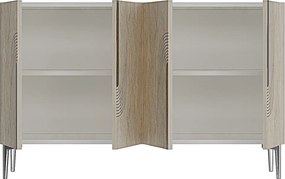 Meyra 120 - White, Travertine, Silver