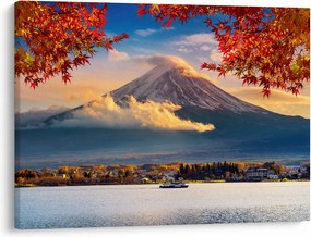 Kép - japán, Fuji hegy (70x50 cm)