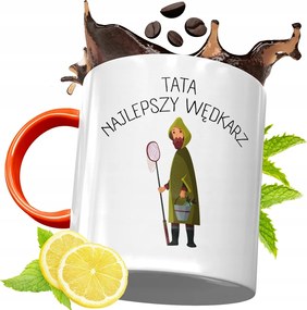 Narancssárga Bögre Apák Napjára Ajándék fényképes nyomtatással