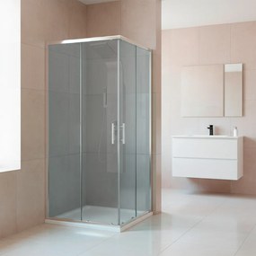 Soul 90x90 cm szögletes zuhanykabin zuhanytálcával