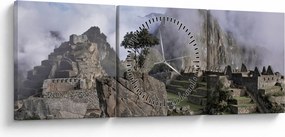 Kép - Machu Picchu (órával) (90x30 cm)