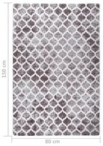 többszínű csúszásmentes mosható szőnyeg 80 x 150 cm