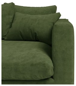 Sötétzöld sarokkanapé (bal oldali) Comfy – Scandic