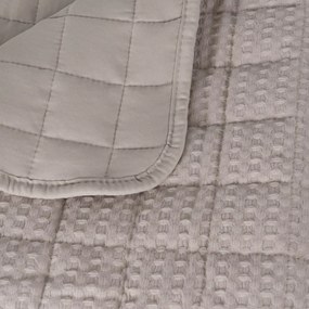 Bézs steppelt ágytakaró 240x260 cm – Ixia