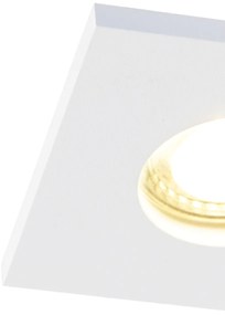 6 darabos modern, fehér, süllyesztett fürdőszobai spotlámpa szett - Doku