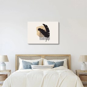 Kép - Absztrakció trópusi levelekkel N⁰4 (70x50 cm)