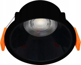 Horoz Süllyesztett mennyezeti Led lámpatest Amara 6W 6400K Kerek Fekete