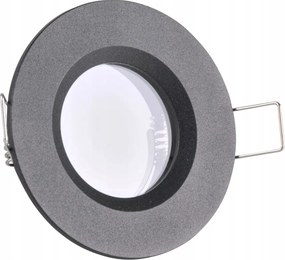 Polux Boras Falsík alatti lámpatest matt fekete IP44 315441