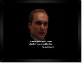 Poszterek keretben 40x30 Idézetek a Keresztapáról