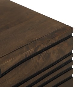 Éjjeliasztal - 50x33x60 cm, Tömör mangófából készült