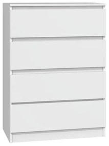 Drohmo M4 fiókos szekrény, 70x97x40 cm, fehér