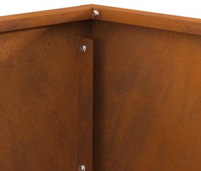 Tűzrakó Barna 60 x 60 x 35 cm Acél