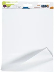 Öntapadó flipchartpapír, 76,2x63,5 cm, 2x30 lap, STICK N, fehér (SN21509U)