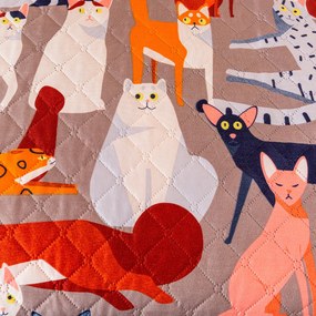 ágytakaró CATMOSPHERE, színes kivitel Méret: 170 x 210 cm