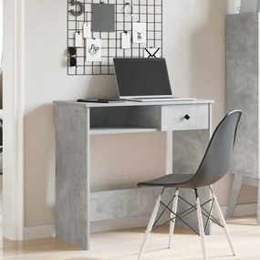 vidaXL betonszürke forgácslap íróasztal 80 x 40 x 75 cm