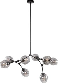 Italux Ferral PND-75075-8-BK-SG Plafonlámpa 8x40W/E27 IP20