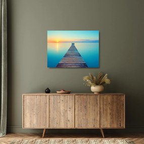 Kép - Móló a végtelenségig (üvegen) (70x50 cm)