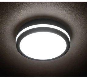 Kanlux 38790 - LED Kültéri lámpa érzékelővel BENO 12/18W/230V 3000/3500/4000K IP65 antracit
