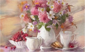 Fotótapéta Dekoratív Fali Tapéta Képek Mezei virágok 416x254