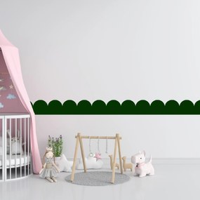 PIPPER. Textil öntapadó tapéta - Mini Ív - Palack zöld színű Szín: Sötét