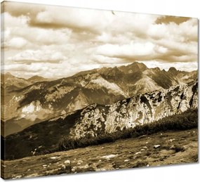 Vászonkép 50x40 Tátra Lengyel hegyek Kilátás