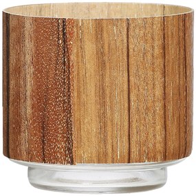 BOLSIUS Teafény gyertyatartó GLOW barna M