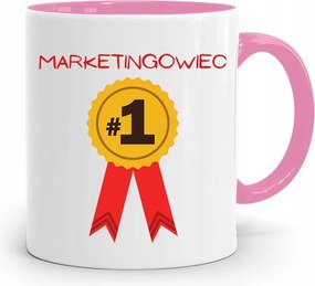 Marketingeseknek Marketing Bögre Rózsaszín Ajándék fényképes nyomtatással