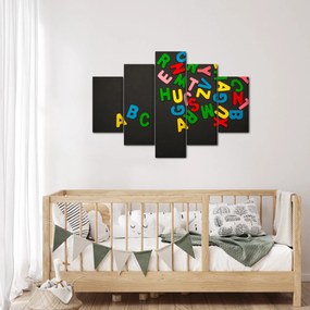 Kép - színes betűk (150x105 cm)