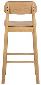 Natúr színű bárszék (ülésmagasság 74 cm) Barlow – Actona