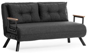2 személyes kanapéágy Homoko 2-Seater - Sötét Szürke