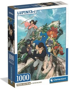 Lupin III Grand Escape 1000 db-os Compact puzzle Clementoni