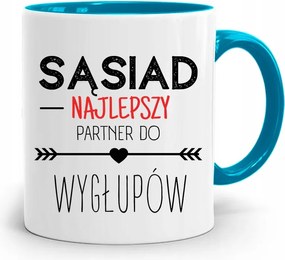 Szomszédnak Kék Ajándék Bögre fényképes nyomtatással