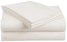 Pamut lepedő SLUB 140x240 cm krémszínű, 100% pamut Méret: 140 x 240 cm