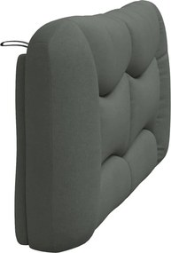 sötétszürke szövet fejtámla párna Hvar 160 cm