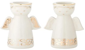 Agyagkerámia gyertyatartó készlet teamécseshez 2 db-os Faella – Bloomingville