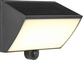 Brilliant - LED napelemes fali lámpa SIERRA LED/6W/3,7V 2000 mAh IP54 fekete