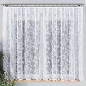 Jacquard Szalagfüggöny, Hosszú Apró Virágok 250cm széles x 155 cm