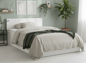 SOFIA ágy 160 x 200 cm, fehér Ágyrács: Lamellás ágyrács, Matrac: Deluxe 10 cm matrac