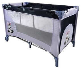 COSING - Utazóágy állítható pozíciókkal ADAM Zebra Grey